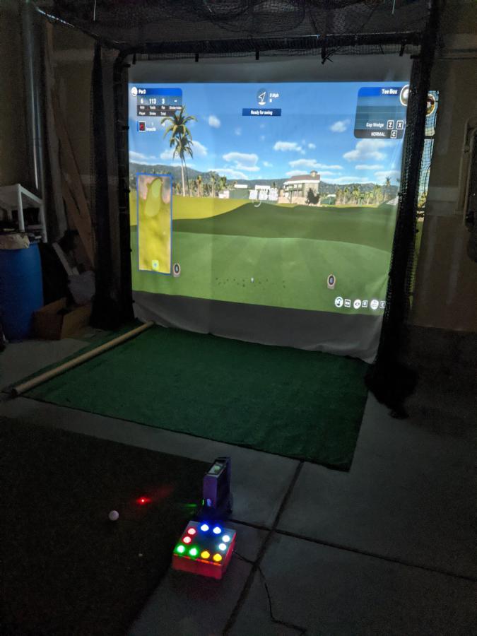 My garage build Golf Simulator Forum