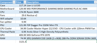 Click image for larger version

Name:	LianLiLU150Build.png
Views:	1627
Size:	38.0 KB
ID:	277608
