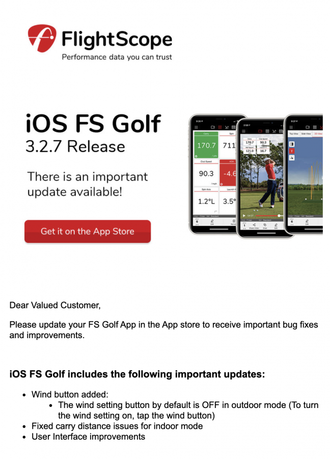 FS Golf app v3.2.7 is released... - Golf Simulator Forum