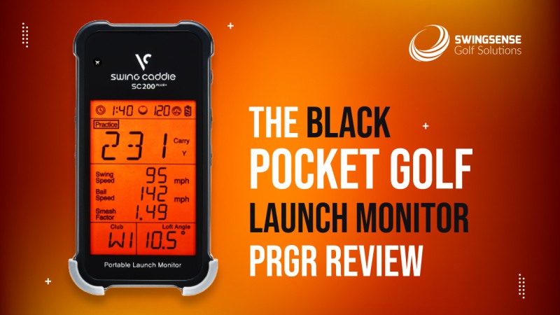The Black Pocket Golf Launch Monitor Prgr Review