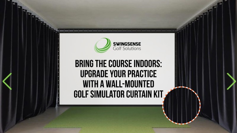 Golf Simulator Curtain Kit