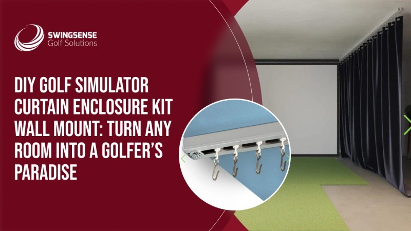 DIY Golf Simulator Curtain Enclosure Kit
