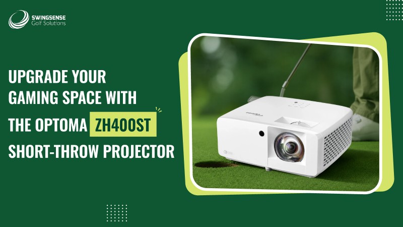 the Optoma ZH400ST Short-Throw Projector