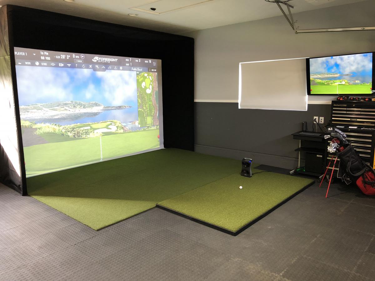 It’s here. Garage build started - Golf Simulator Forum