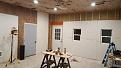 Insulating and drywalling