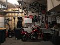 Beginning shot of garage stall