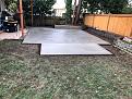 Old shed is gone and now have a 16' w X 17' l pad.  Also I decided to add a 5' x 10' patio which may get enclosed to give an indoor viewing area.