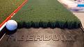 Closeup of Fiberbuilt hitting strip/fibers
