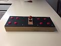 Used plywood for the box and backerbaord for the buttons