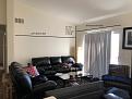 Living room with measurements