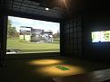 stunning golf sim room
