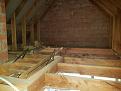 Space above the plaster ceiling