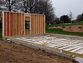 The building is 22' x 31' with a storage area and a simulator room that is roughly 21' x 21'.