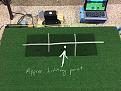 The fiberbuilt insert sits level with the surrounding mat.
