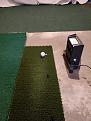 Unit level with mat, and ball with markings on it