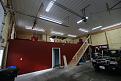 The hitting net will be to the left of the door in the pic